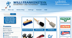 Desktop Screenshot of frankenstein-gmbh.de